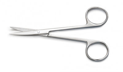 Iris Scissor, Curved, 4.5" (11.4 cm)