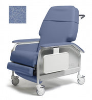 Lumex Clinical Care Recliner Wide, Ice Blue Upholstery