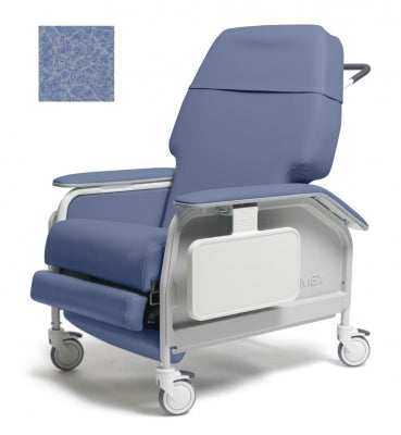 Lumex Clinical Care Recliner Wide, Ice Blue Upholstery