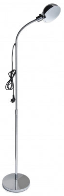 Gooseneck Exam Lamp with Chrome-Plated Base, 220V, SOK-IT-GUARD Safety Lock