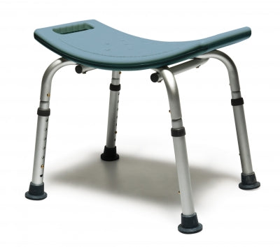 Lumex Platinum Collection Bath Seat without Backrest, Steel Blue, Unassembled, Retail Packaging, 1EA