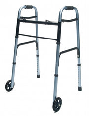 Lumex ColorSelect Adult Walker with Wheels, Blue, 2EA/CS