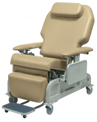 Lumex Powered Bariatric Recliner, Doe Skin