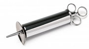 Ear Syringe, 4Oz. Chrome, Graham-Field