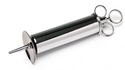 Ear Syringe, 4Oz. Chrome, Graham-Field
