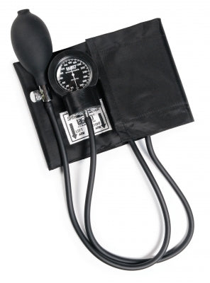 Sphygmomanometer Black Nylon Adult with Gauge Guar Latex Free, Graham-Field