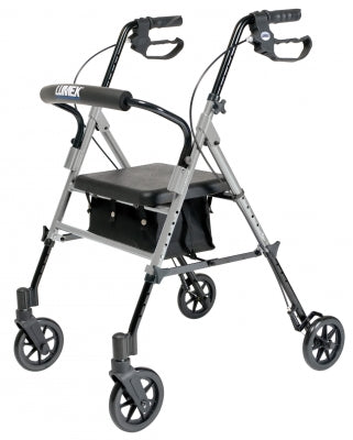 Set N Go Height Adjustable Rollator - Silver