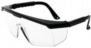 Safety Glasses with Side Shields in Black Frame, 12EA/BX