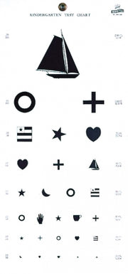 Kindergarten Hanging Eye Chart, 22" x 11"