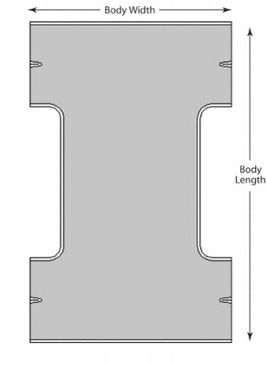 Canvas 1-Piece Sling (No Commode Opening), 220lb Capacity
