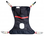 Full Body Sling Mesh Commode, Medium, Lumex - 450lb Safe Work Load