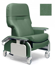 Lumex Deluxe Clinical Care Recliner with Drop Arms, Blue Jade Upholstery