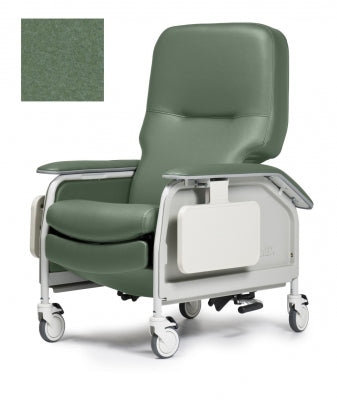 Lumex Deluxe Clinical Care Recliner, Blue Jade Upholstery