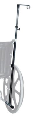 Iv Pole W/C 1-Hook-Lumex For Advantage, SE, L3 and Traveler Chromed Recliner Only