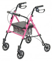 Set N Go Height Adjustable Rollator - Pink