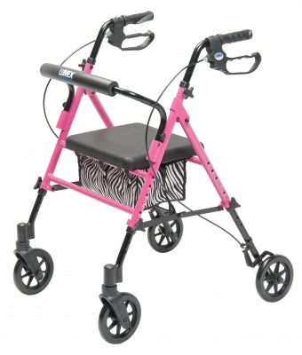 Set N Go Height Adjustable Rollator - Pink