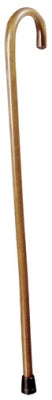 Lumex Standard Wood Cane, Walnut, 7/8" x 36"