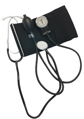 Sphygmomanometer Home Blood Pressure Kit w/ Attached Stethoscope, Adult, Graham-Field ( Latex Free)