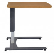 Overbed Table - Single Top, Laminate, Candlelight, Graphite Grey U Base
