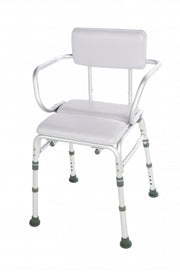 Bath Seat Padded w/ Arms, Lumex