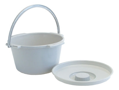 Lumex Reusable Plastic 7qt Commode Pail, Autoclavable, 6EA/CS