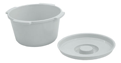 Lumex Everyday 7qt Commode Pail, with Cover, 6EA/CS
