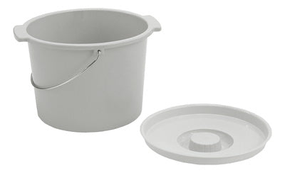 Lumex Large Capacity Commode Pail, 6EA/BX