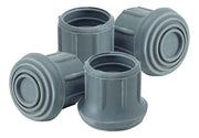 Rubber Tips 1 1/8" Gray - 4EA/PK