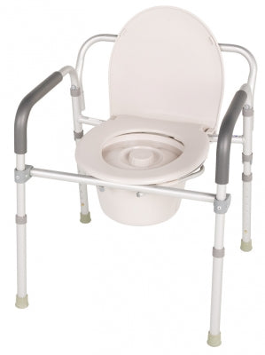 Folding Aluminum Commode - 2EA/CS, Lumex