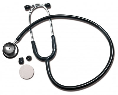 Steth Panascope with Pediatric Chestpiece, Dual Head, Black, Labtron