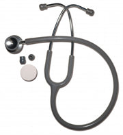 Steth Panascope with Pediatric Chestpiece, Dual Head, Grey, Labtron