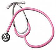 Steth Ped Dual Head, Pink, Graham-Field