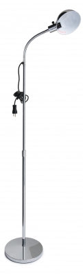 Gooseneck Exam Lamp with Chrome-Plated Base, Hospital Grade Plug, SOK-IT-GUARD Safety Lock