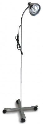 Deluxe Gooseneck Exam Lamp with Mobile Base, 3 Wire, Clutch Collar Lock
