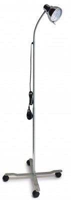 Deluxe Gooseneck Exam Lamp with Mobile Base, 3 Wire, SOK-IT-GUARD Safety Lock
