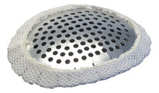 Fox Aluminum Eye Shield with Cover, Graham-Field 50/Bx, White