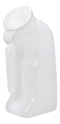 Male Urinal with Lid, 32oz/100cc Capacity