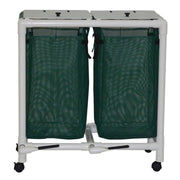 PVC Hamper Standard w/ Double Lid, Bag, and Foot Pedal, Lumex