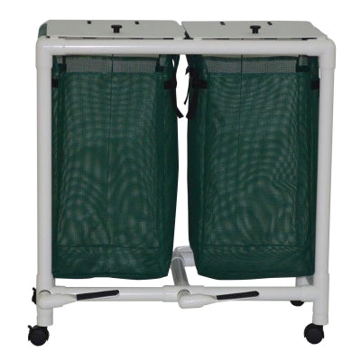 PVC Hamper Standard w/ Double Lid, Bag, and Foot Pedal, Lumex