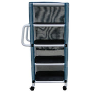 Linen Cart PVC Small 4 Shelf, Lumex