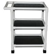 Utility Cart PVC Small 3 Shelf, Lumex
