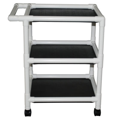 Utility Cart PVC Small 3 Shelf, Lumex