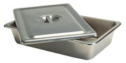 Stainless Steel Instrument Trays w/ Cover, 12 1/8"