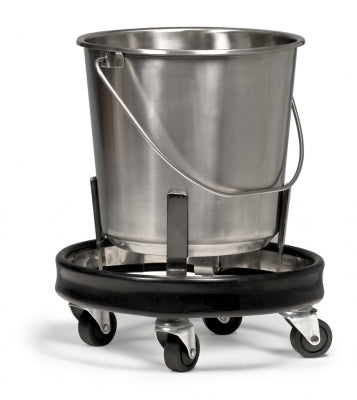 Stainless Steel Kick Bucket and Stand Set