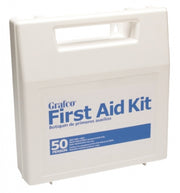 First Aid Kit, Plastic Case, 50 Person, Graham-Field