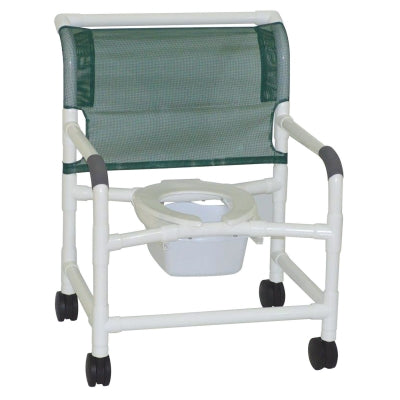 Lumex 26" PVC Bariatric Shower Commode Chair
