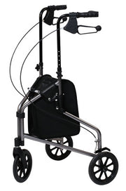 Lumex GF 3-Wheel Cruiser, Aluminum Rollator, Pewter Grey