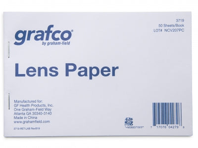 Lens Paper, 4"X6", 50 Sheets/BK, 12 BK/PK, Graham-Field
