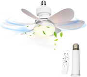 Airbro 21-In. 3-Speed Socket Fan with Integrated Light