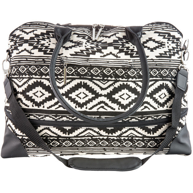 HAILEY TRIBAL PRINT TRAVEL BAG